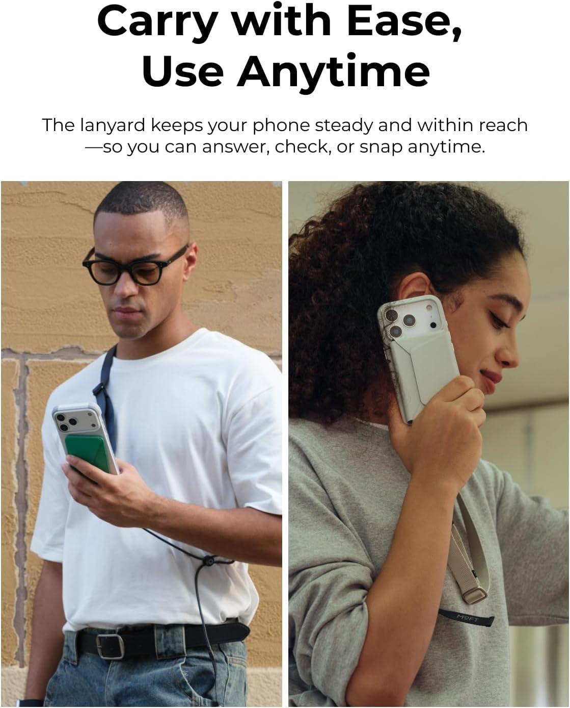 imageMOFT Adjustable Phone Lanyard upgraded versionJet Black