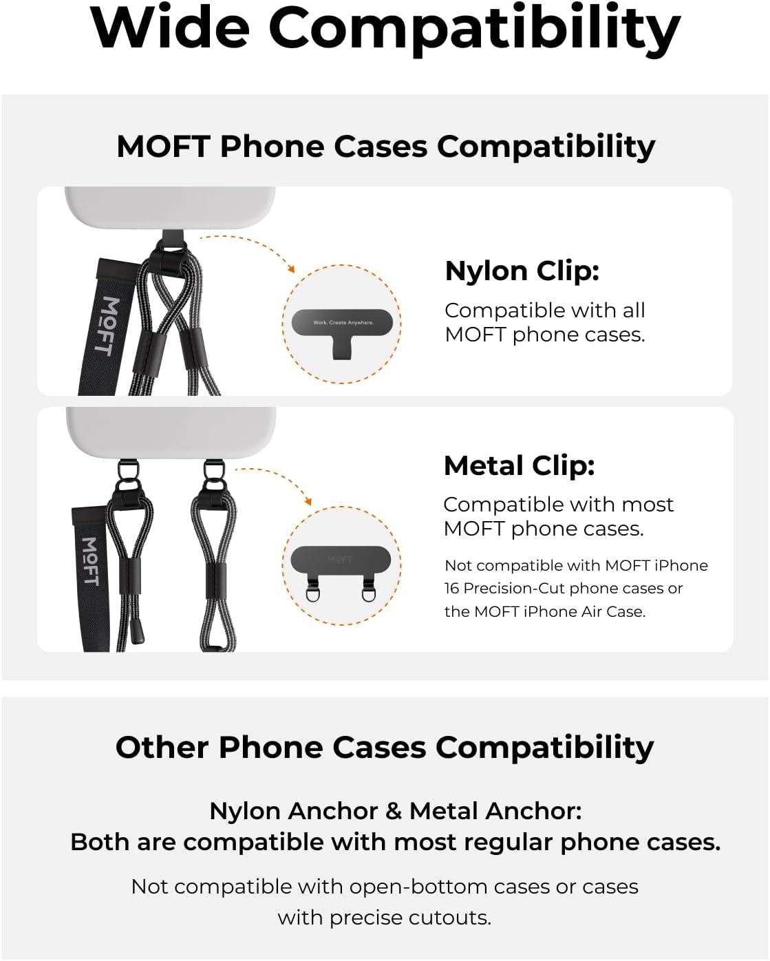 imageMOFT Adjustable Phone Lanyard upgraded versionJet Black