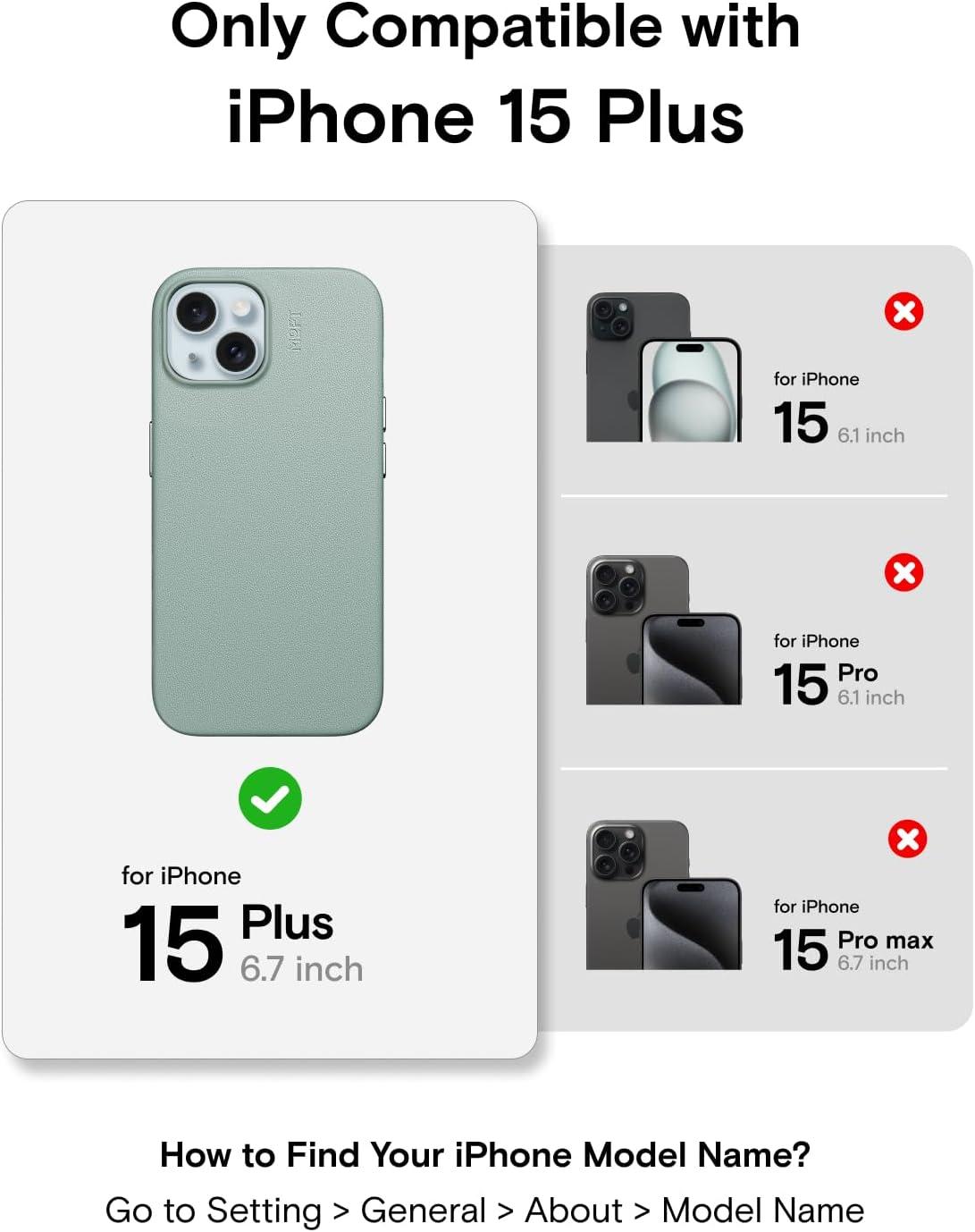 imageMOFT Designed for iPhone 14 Pro Max Case MOVAS Vegan Leather Soft ampamp Smooth ampamp AntiScratch Protective Phone Case Compatible with MagSafe Fine Fiber Lining Lifted Camera Ring Misty CoveSeafoam