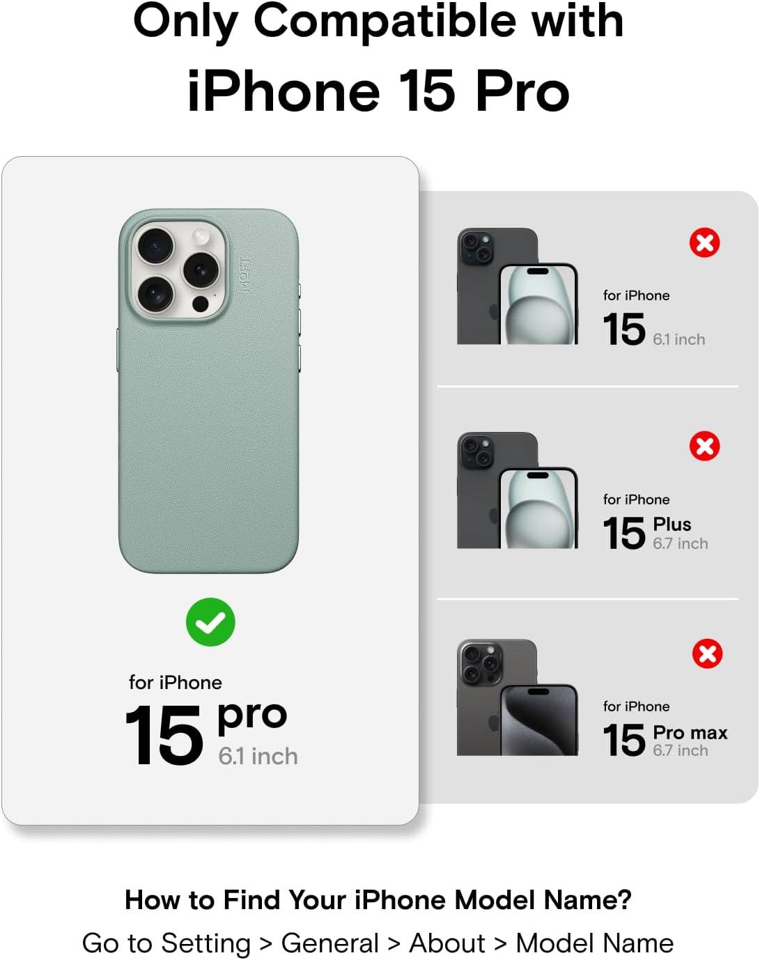 imageMOFT Designed for iPhone 14 Pro Max Case MOVAS Vegan Leather Soft ampamp Smooth ampamp AntiScratch Protective Phone Case Compatible with MagSafe Fine Fiber Lining Lifted Camera Ring Misty CoveSeafoam