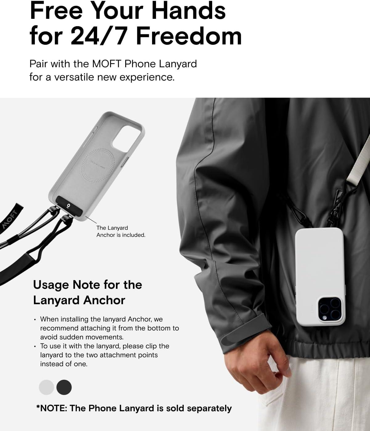 imageMOFT Designed for iPhone 14 Pro Max Case MOVAS Vegan Leather Soft ampamp Smooth ampamp AntiScratch Protective Phone Case Compatible with MagSafe Fine Fiber Lining Lifted Camera Ring Misty CoveMisty Cove