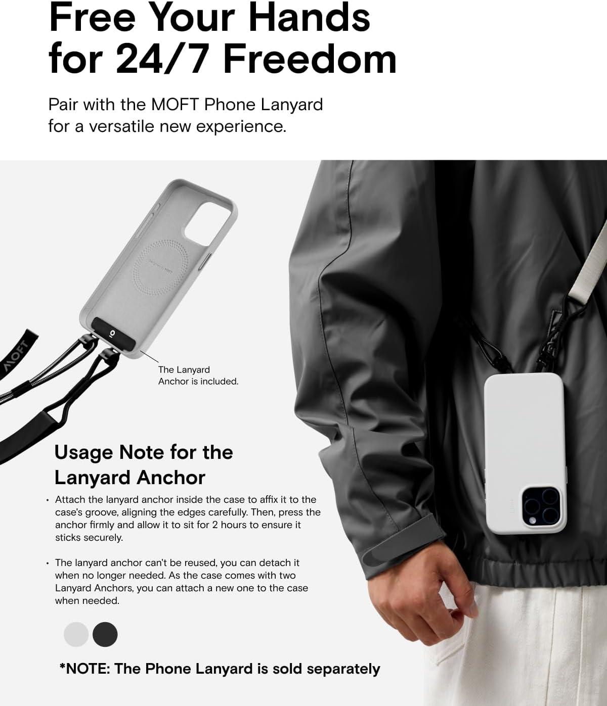 imageMOFT Designed for iPhone 14 Pro Max Case MOVAS Vegan Leather Soft ampamp Smooth ampamp AntiScratch Protective Phone Case Compatible with MagSafe Fine Fiber Lining Lifted Camera Ring Misty CoveMisty Cove