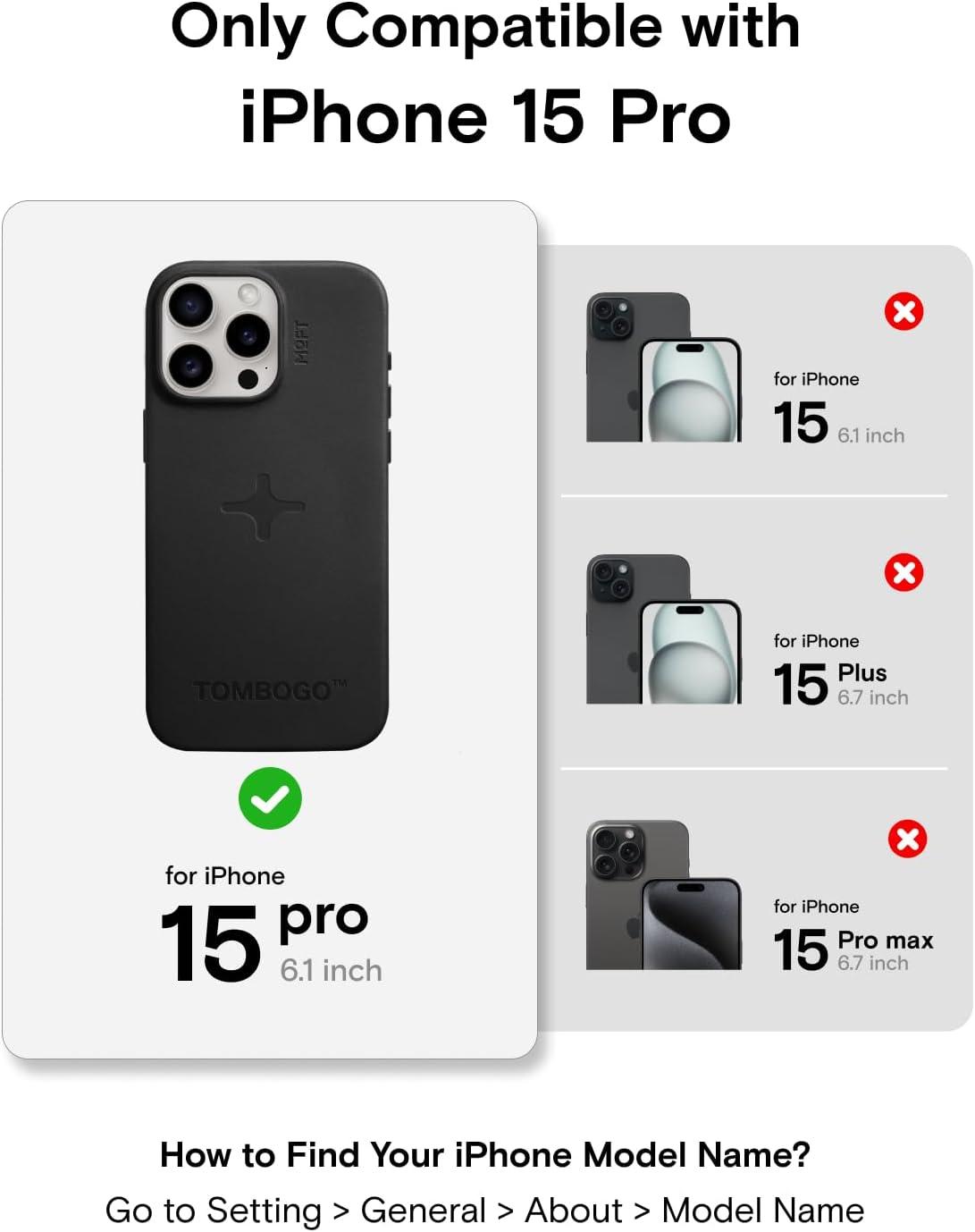 imageMOFT Designed for iPhone 14 Pro Max Case MOVAS Vegan Leather Soft ampamp Smooth ampamp AntiScratch Protective Phone Case Compatible with MagSafe Fine Fiber Lining Lifted Camera Ring Misty CoveJet Black X TOMBOGO
