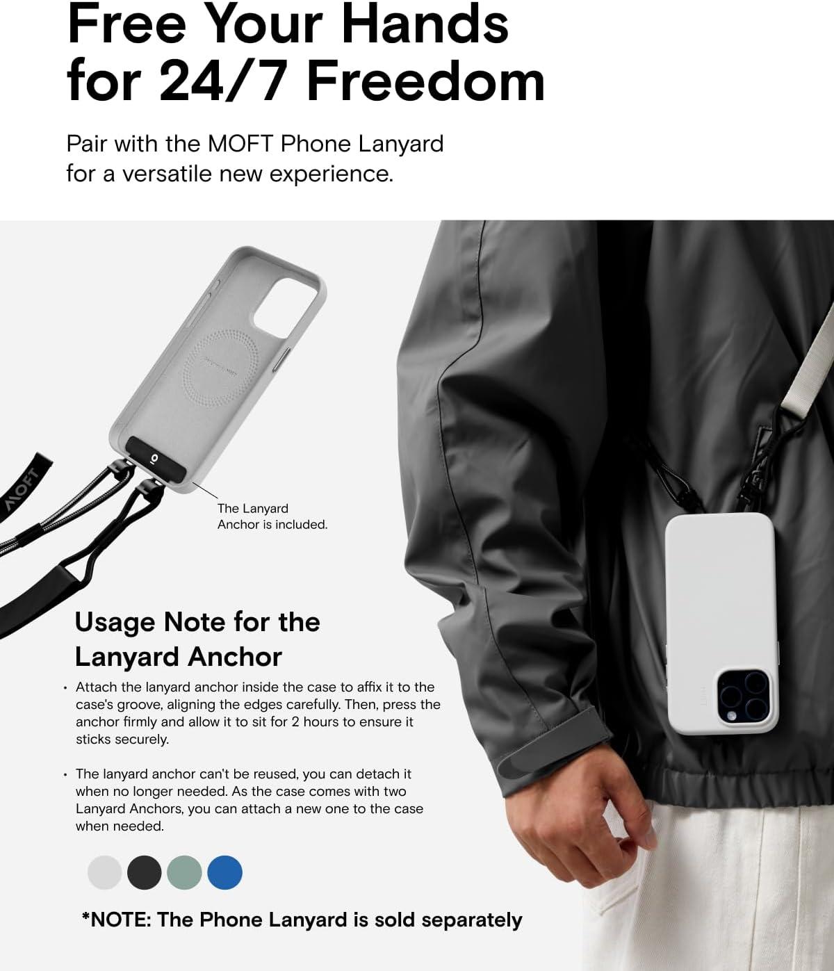 imageMOFT Designed for iPhone 14 Pro Max Case MOVAS Vegan Leather Soft ampamp Smooth ampamp AntiScratch Protective Phone Case Compatible with MagSafe Fine Fiber Lining Lifted Camera Ring Misty CoveMisty Cove