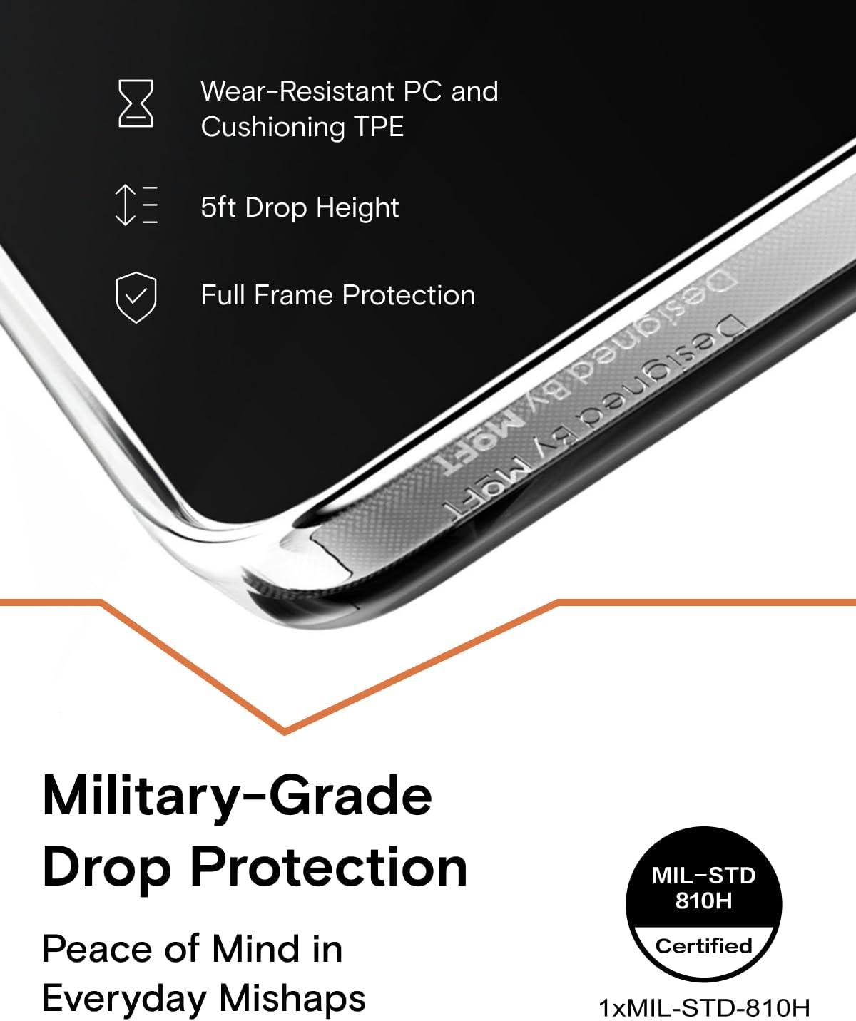 imageMOFT Magnetic for iPhone 15 Plus Case AntiYellowing ampamp AntiScratch Military Grade Protection BPA Free Shockproof Phone Case for iPhone 15 Plus ClearWhite