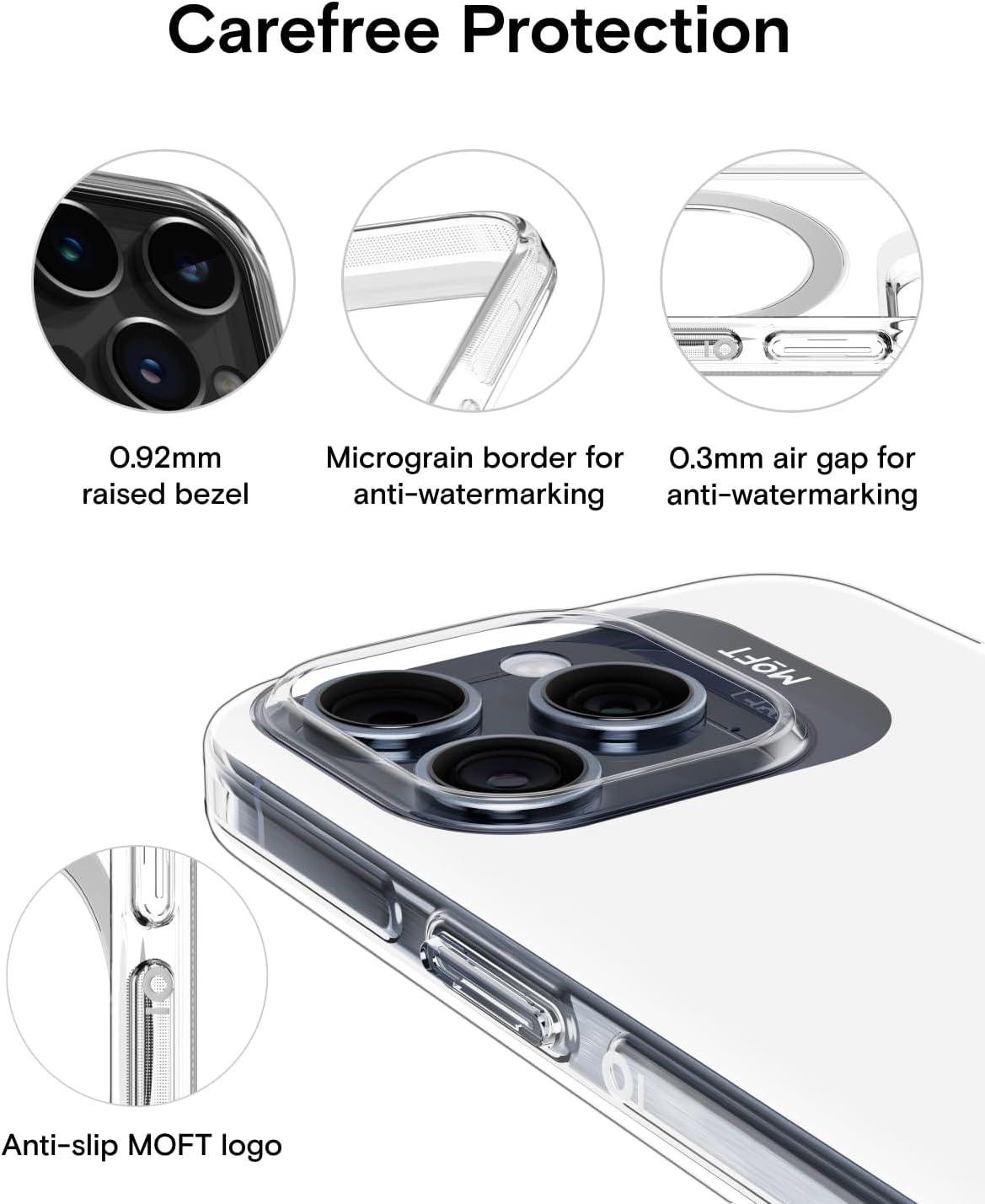 imageMOFT Magnetic for iPhone 15 Plus Case AntiYellowing ampamp AntiScratch Military Grade Protection BPA Free Shockproof Phone Case for iPhone 15 Plus ClearWhite