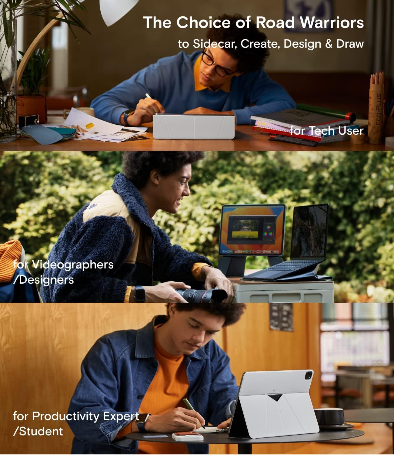 imageMOFT Stand for iPad Pro 11 in2nd3rd4th Generation Air4th5th Generation Snap Float Folio Case Scratch ampamp Discolor Resistant Light and Portable Tablet Stand Misty Cove