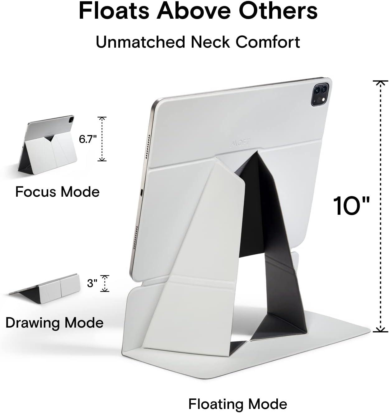 imageMOFT Stand for iPad Pro 11 in2nd3rd4th Generation Air4th5th Generation Snap Float Folio Case Scratch ampamp Discolor Resistant Light and Portable Tablet Stand Misty Cove