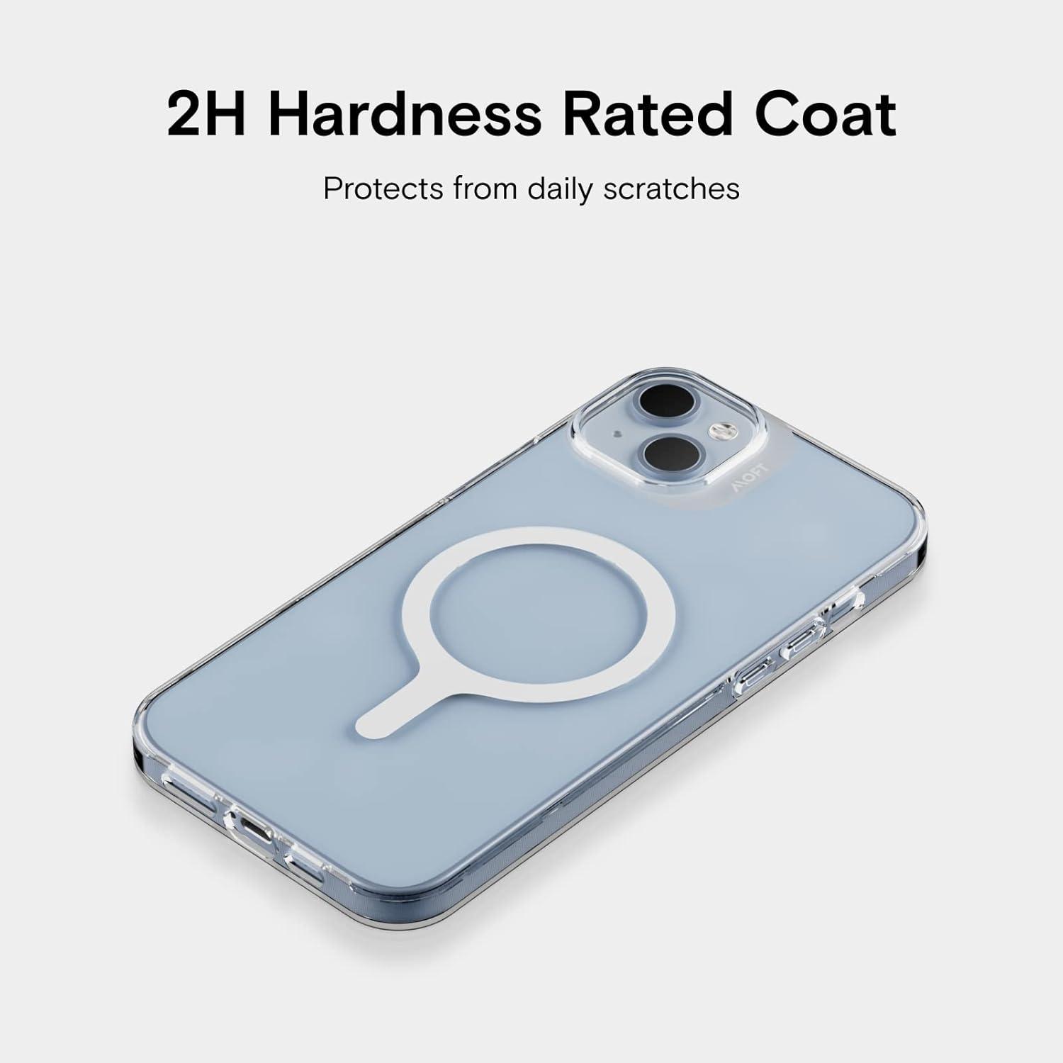 imageMOFT Strong Magnetic Phone Case Magsafe Enhanced Drop Proof SelfHealing Scratch Protection for iPhone 14Clear