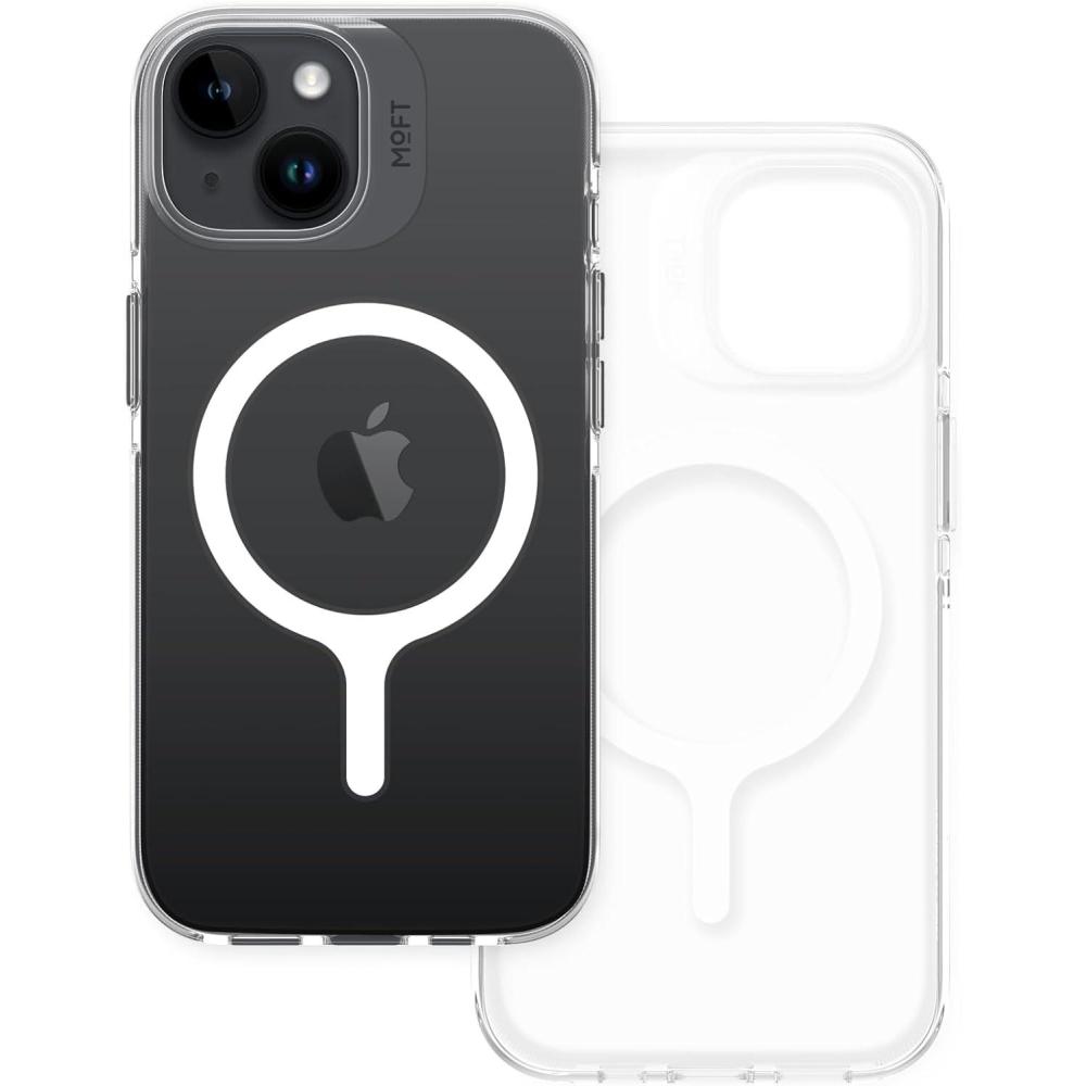 imageMOFT Magnetic for iPhone 15 Plus Case AntiYellowing ampamp AntiScratch Military Grade Protection BPA Free Shockproof Phone Case for iPhone 15 Plus ClearClear