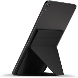 MOFT Adhesive Invisible Slim Tablet Stand, Most Adjustable, Compatible with Tablets Up to 12.9”,Black(Black)