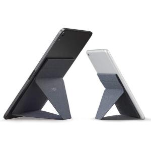 MOFT Adhesive Invisible Slim Tablet Stand, Most Adjustable, Compatible with Tablets Up to 12.9”,Black(Space Gray)