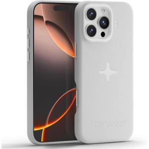 MOFT Snap Case MOVAS™ for iPhone 16 Pro Max Case, Compatible with Magnetic, Magnetic Premium Vegan Leather Phone Case with Smooth Feeling, Enduring Color Minimalist 6.9in Protective Case, Panna Cotta(Misty Cove X TOMBOGO)