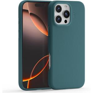 MOFT Snap Case MOVAS™ for iPhone 16 Pro Max Case, Compatible with Magnetic, Magnetic Premium Vegan Leather Phone Case with Smooth Feeling, Enduring Color Minimalist 6.9in Protective Case, Panna Cotta(Jungle)