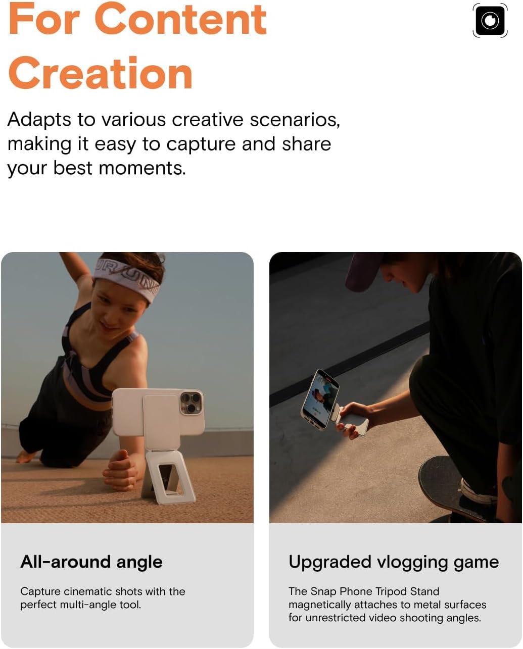 imageMOFT Gift for Men ampamp Women  Phone Tripod ampamp Stand ampamp Lanyard ampamp Case Compatible for iPhone 15 ProFor iPhone 15 Pro