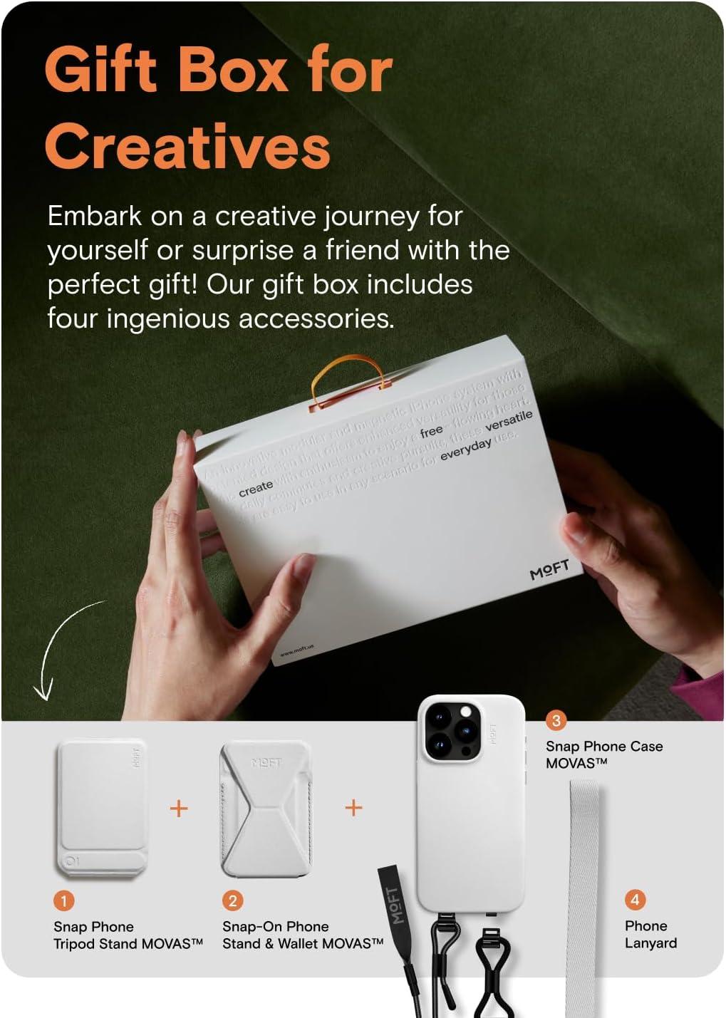 imageMOFT Gift for Men ampamp Women  Phone Tripod ampamp Stand ampamp Lanyard ampamp Case Compatible for iPhone 15 ProFor iPhone 15 Pro