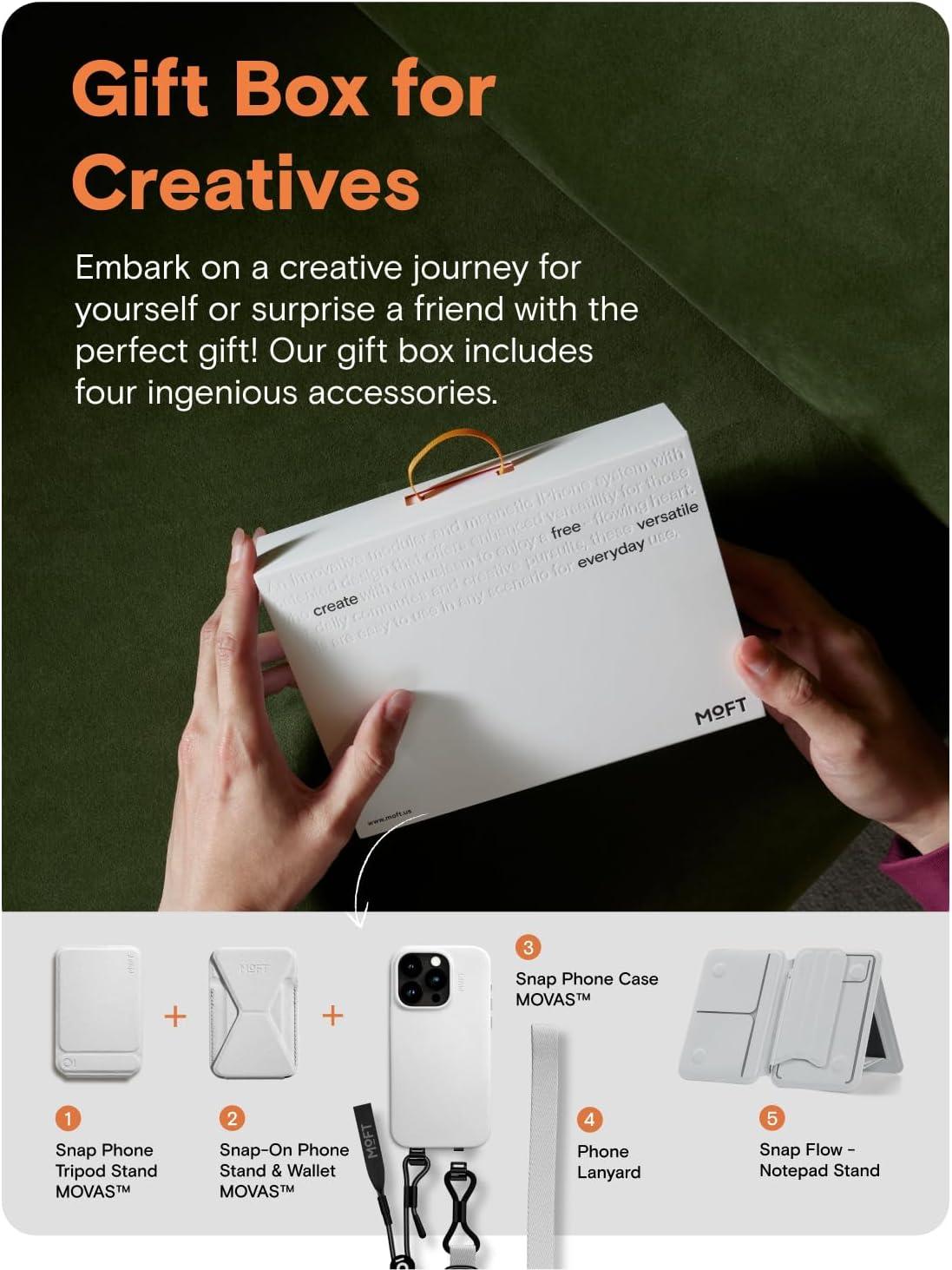 imageMOFT Gift for Men ampamp Women  Phone Tripod ampamp Stand ampamp Lanyard ampamp Case Compatible for iPhone 15 ProFor iPhone 16 Pro