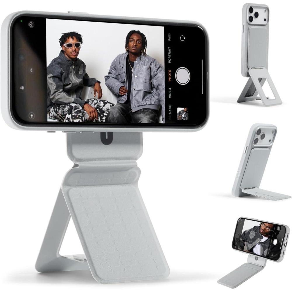 imageMOFT Phone Tripod Wallet for iPhone MulitAngles Lightweight ampamp Portable Phone Stand MOVAS Vegan Leather Magnetic Wallet Strong Magnets NFC Card HolderTravel Essential Brownie with Card SlotTombogo x Misty Cove x Without Card Slot