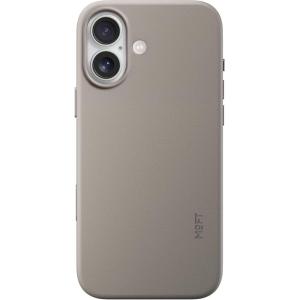 MOFT MOVAS Snap Case for iPhone 17 Pro Max, MagSafe Compatible, Soft-Touch Vegan Leather, Classic Minimalist Design, Lightweight, Stain-Resistant & Camera Protection，Soothing Mist(Taupe)