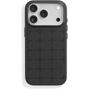 MOFT MOVAS Snap Case for iPhone 17 Pro Max, MagSafe Compatible, Soft-Touch Vegan Leather, Classic Minimalist Design, Lightweight, Stain-Resistant & Camera Protection，Soothing Mist(Tombogo x Jet Black)