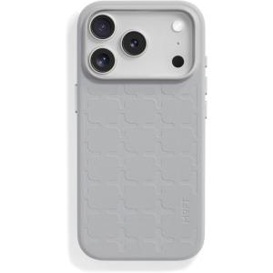 MOFT MOVAS Snap Case for iPhone 17 Pro Max, MagSafe Compatible, Soft-Touch Vegan Leather, Classic Minimalist Design, Lightweight, Stain-Resistant & Camera Protection，Soothing Mist(Tombogo x Cement)