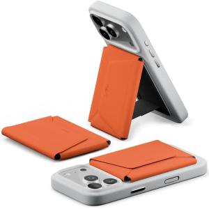 MOFT Magsafe Wallet, 8-Card Holder, Magnetic Phone Stand with Pull to Access Design, RFID Blocking, Angle Adjustment & MOVAS Minimalist Snap Field Wallet for Men Travel Essentials,Sunrise(Sunrise)