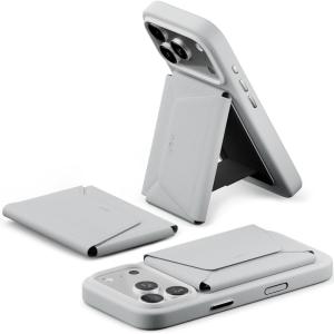 MOFT Magsafe Wallet, 8-Card Holder, Magnetic Phone Stand with Pull to Access Design, RFID Blocking, Angle Adjustment & MOVAS Minimalist Snap Field Wallet for Men Travel Essentials,Sunrise(Misty Cove)