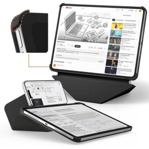 MOFT Dynamic Folio Case for iPad Air 13″(M4 2026/M3 2025/M2 2024)-[Reinforced Corner Protection] Stable Slim Magnetic Stand with 20+ Viewing Angles, Premium MOVAS Leather,Jet Black(Jet Black)