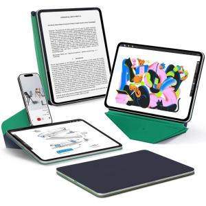 MOFT Dynamic Folio Case for iPad Pro 13-inch(M5 2025/M4 2024), Slim Magnetic Stand Case with 20+ Viewing Angles, Auto Wake/Sleep, Ultra Thin, Navy Blue x Oz Green(Navy Blue x Oz Green)